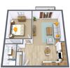 Eagle Run | One Bedroom | Plan 11A Eagle Run | One Bedroom | Plan 11A